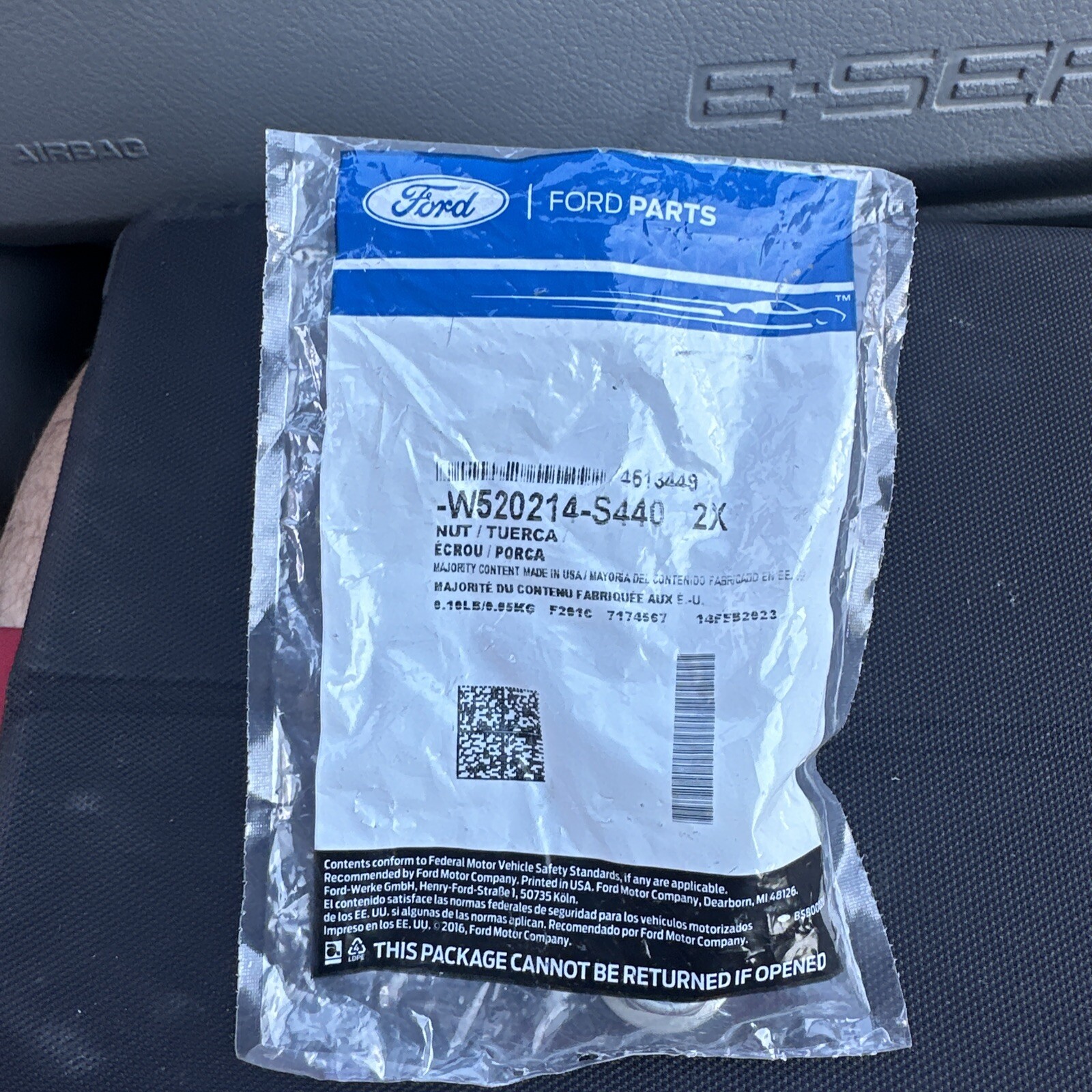 2 pack 2003-2023 Ford Edge Escape Explorer Stabilizer Link Nut W520214-S440