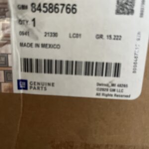 2018-2020 Chevrolet Traverse GM Integrated Rear Seat Back & Cargo Liner 84586766