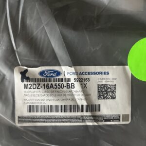 2021-2024 Bronco Ford OEM M2DZ-16A550-BB Black Rear Mud Flaps Splash Guards
