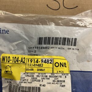 2x Genuine GM 19149482 Seat Belt Buckle Covers Grey