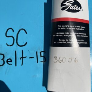 360J6 Pix, Jason, Gates Replacement Poly Metric Micro V Belt 360-J-6 360 J 6