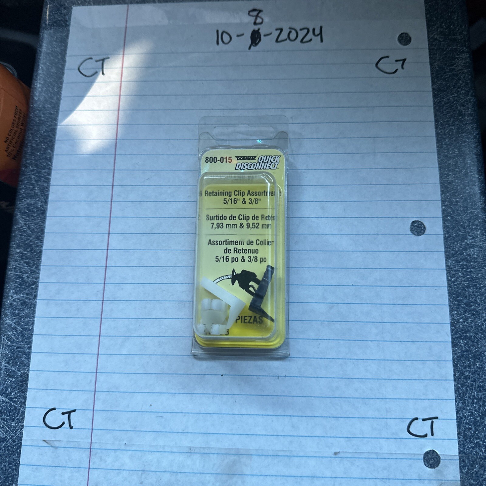 (4) Dorman 800-015 Retaining Clip Assortment 5/16" & 3/8" fits Ford NOS