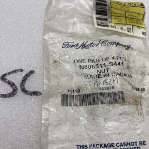 4 PCS. GENUINE OEM Ford N806511-S441 Nuts For Ford