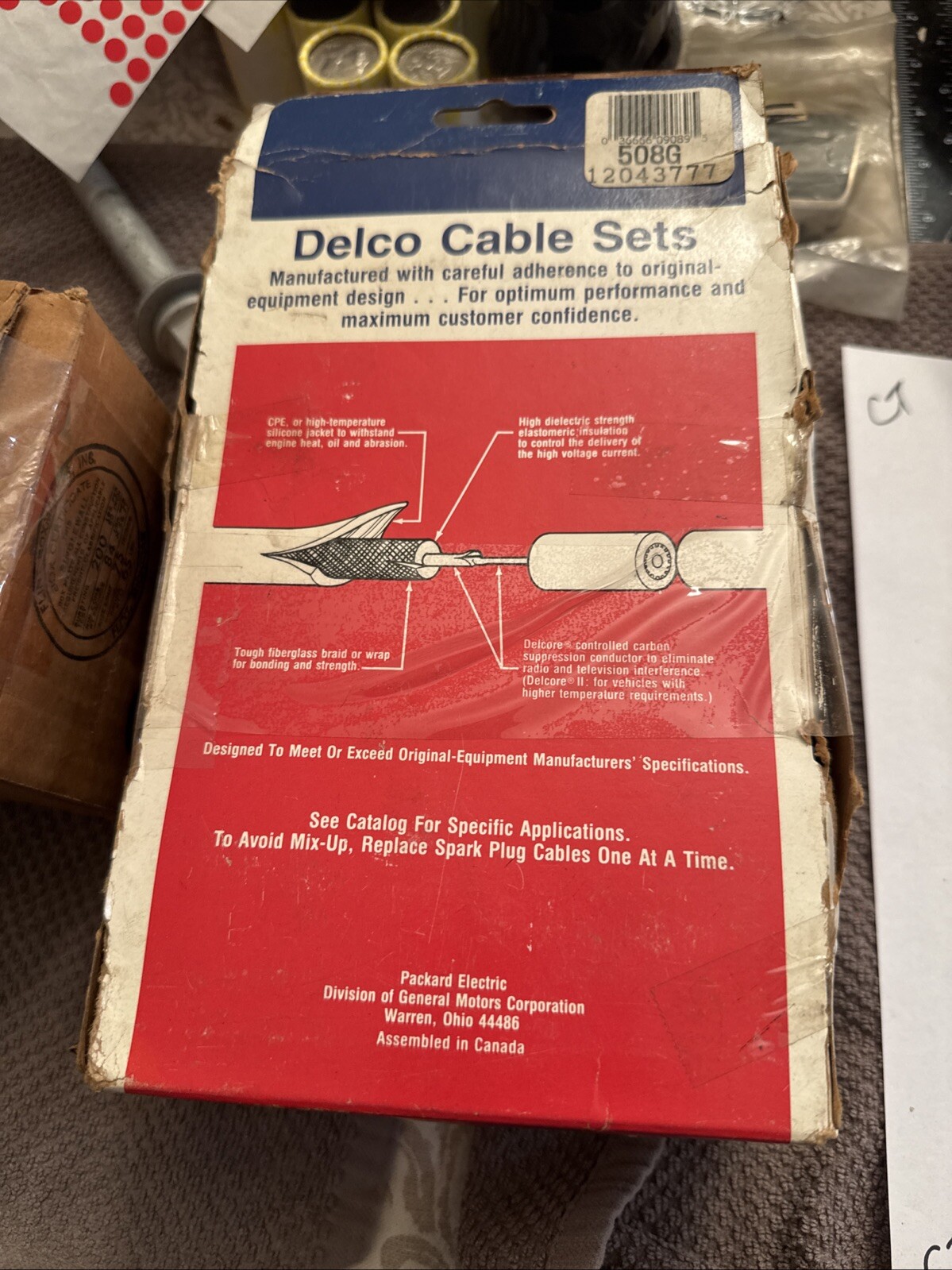 508G/12043777 Spark Plug Wire Set