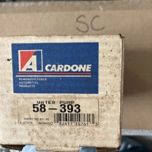 58-393 Domestic Water Pump Remanufactured Water Pump 58-393