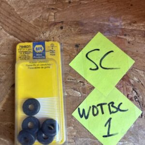 784631 Napa 7/16" Hole 1/4"I.D. 5/8" O.D Rubber Grommets Quantity Of 5
