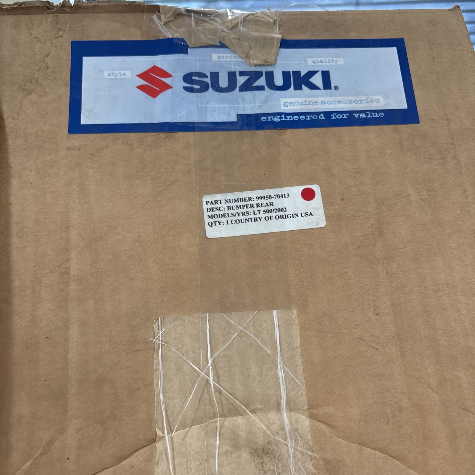 99950-70413 Suzuki LT500 2002 Rear Bumper K2 - Image 6