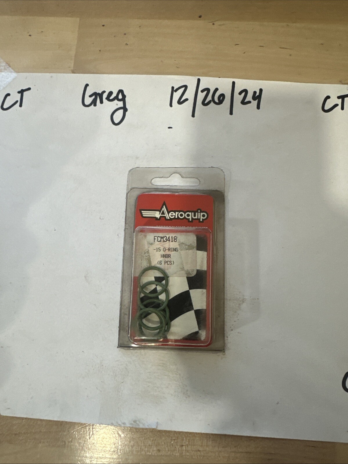 AC O Rings - Replacement AN10 AC O-Rings - Set of 6