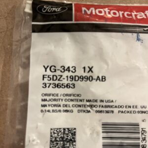 A/C Orifice Tube MOTORCRAFT YG-343 / Ford F5DG-19D990-AB