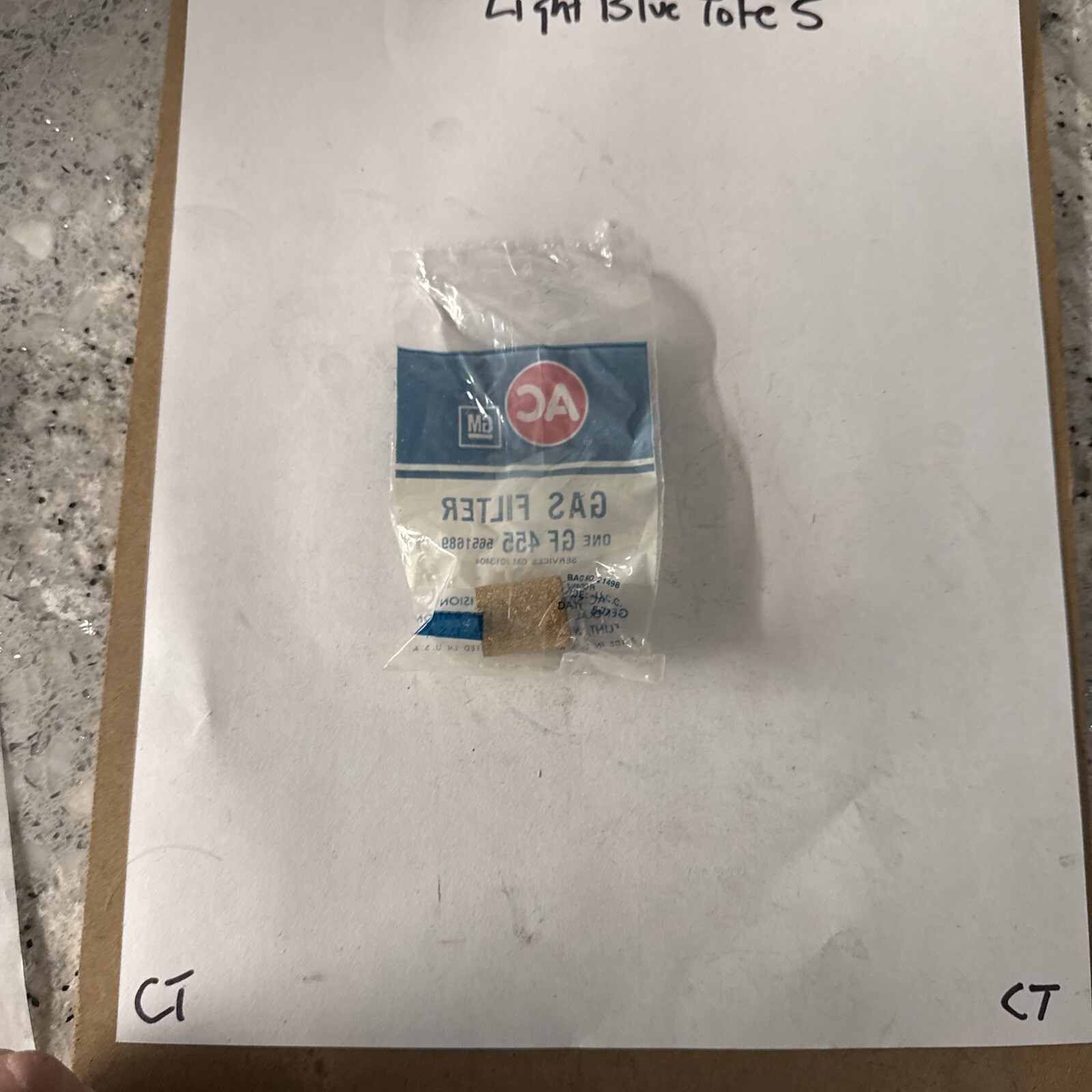 AC/DELCO GAS FILTER GF455--NEW---BUICK,CHEVY,PONTIAC,GMC - Image 3