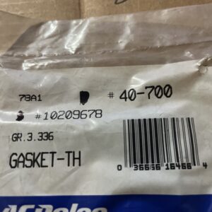 ACDelco 40-700 OEM GM 10209678 Multi Port Fuel Injection Throttle Body Gasket