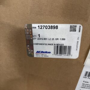 ACDelco GM OEM Original Equipment 12703898 Water Pump Kit NOS