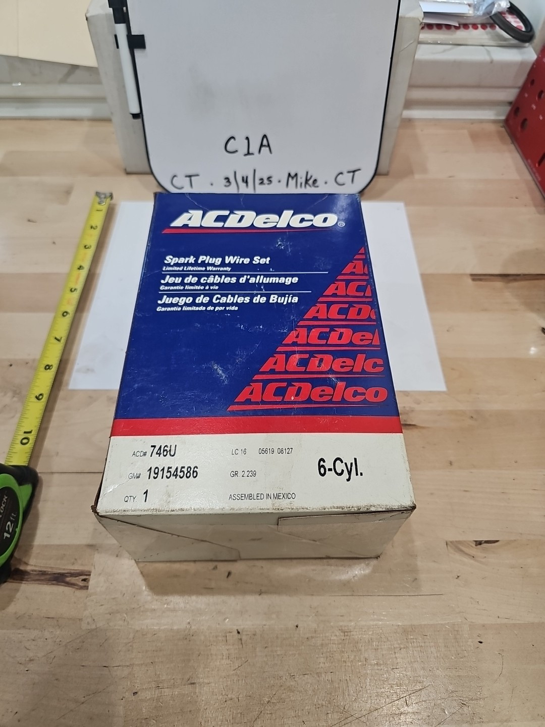 ACDelco GM Original Equipment 746U Spark Plug Wire Set 19154586 - Image 3
