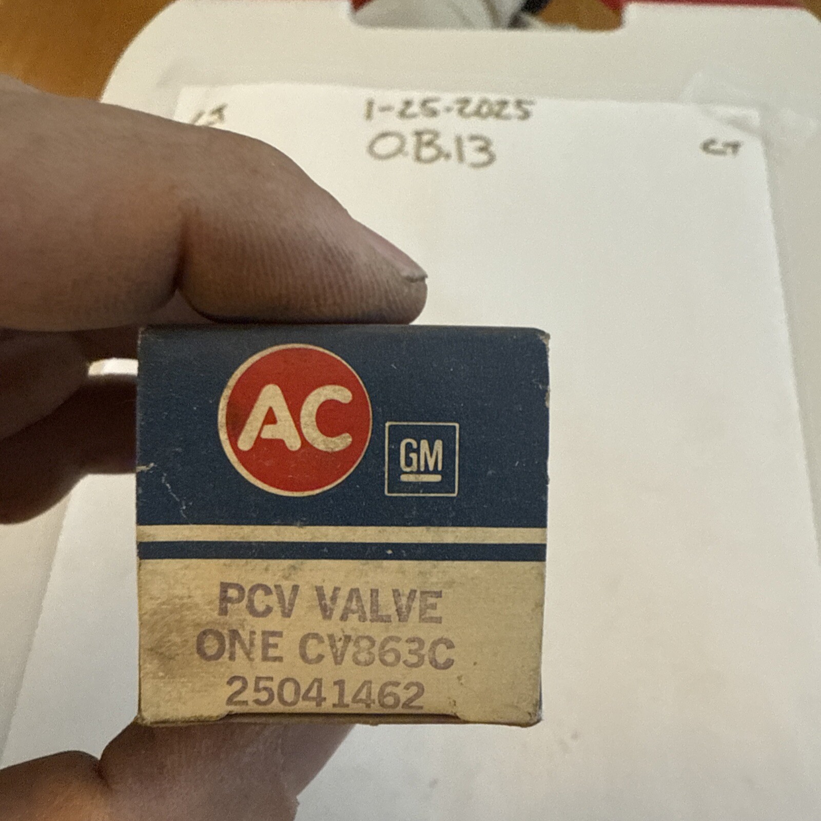 ACDelco Professional CV863C 25041462 PCV Valve 1982 Pontiac Firebird BRAND NEW!! - Image 3