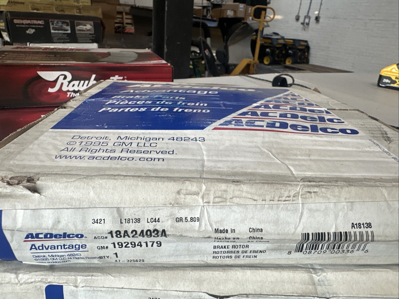 ACDelco Silver 18A2493A Front Disc Brake Rotor