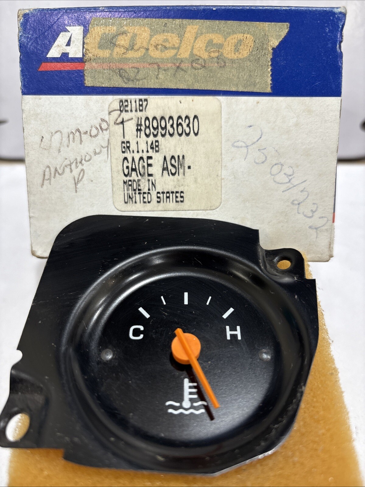 ACDelco Temperature Gauge 8993630 NOS - Image 3