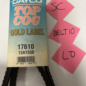 Accessory Drive Top Cog Belt-GAS Dayco 17610