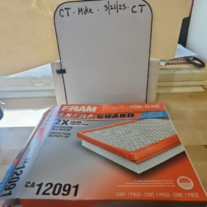 Air Filter Fram Extra Guard CA12091