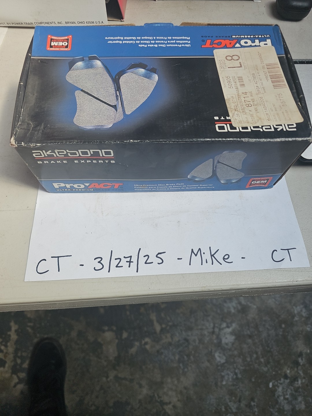 Akebono Proact Front Ceramic Brake Pad Set Fit 2000-2002 Dodge Ram Trucks ACT859 - Image 4