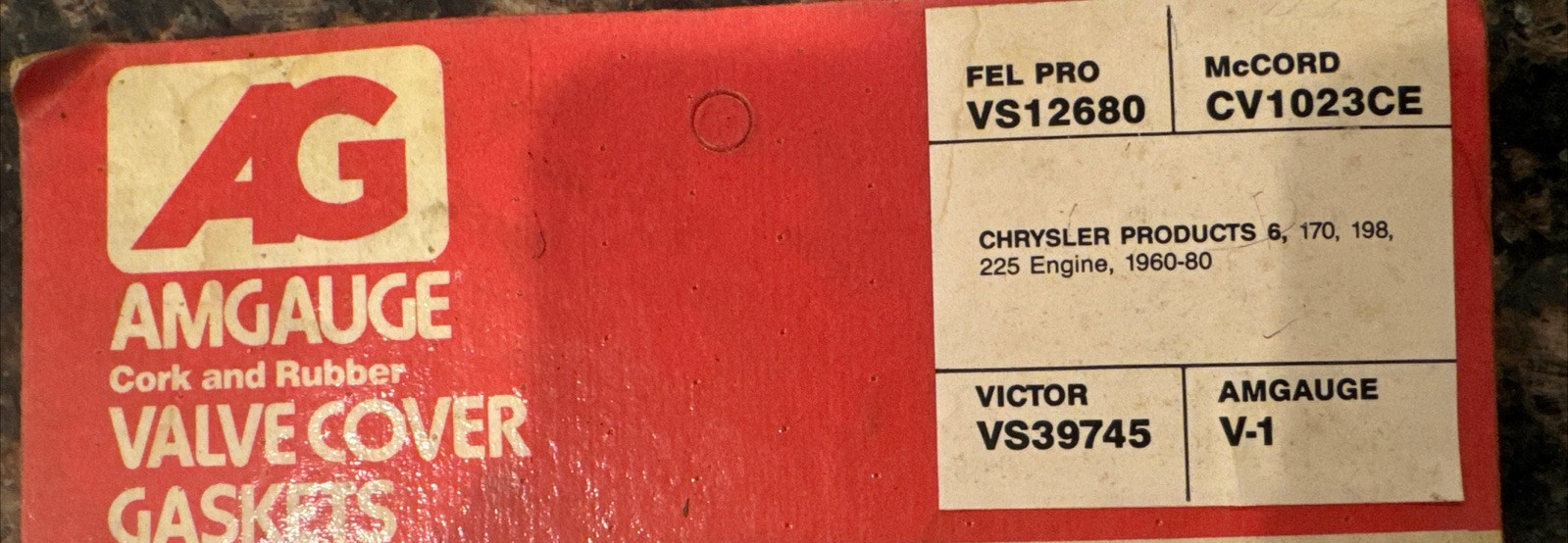 Amgauge Valve Cover Gasket VS12680 - Image 3