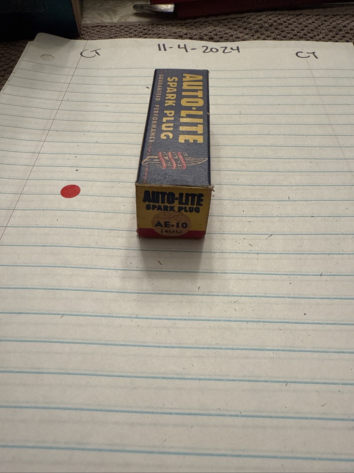 Autolite Ae-10 Vintage Spark Plug