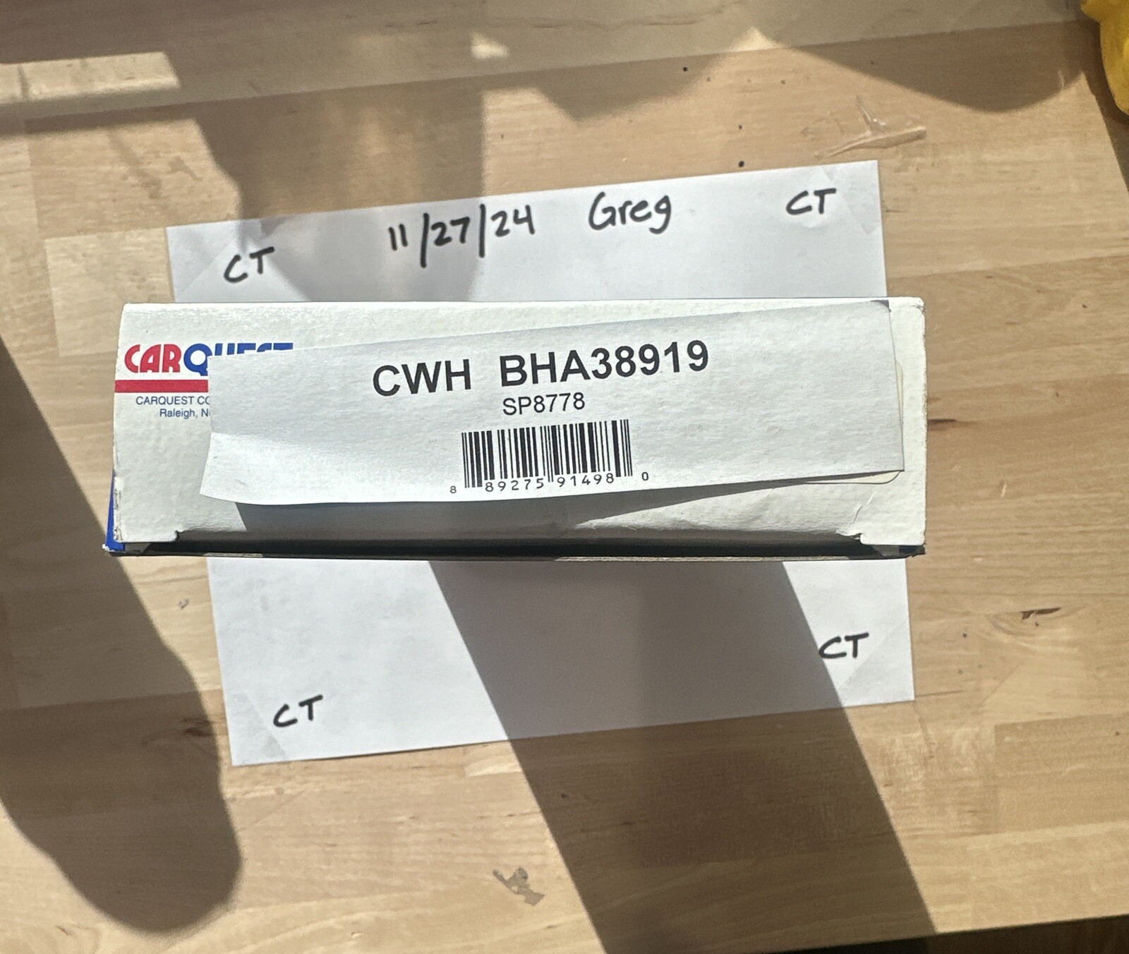 🔥BHA38919 CarQuest Wearever Brake Hose🔥