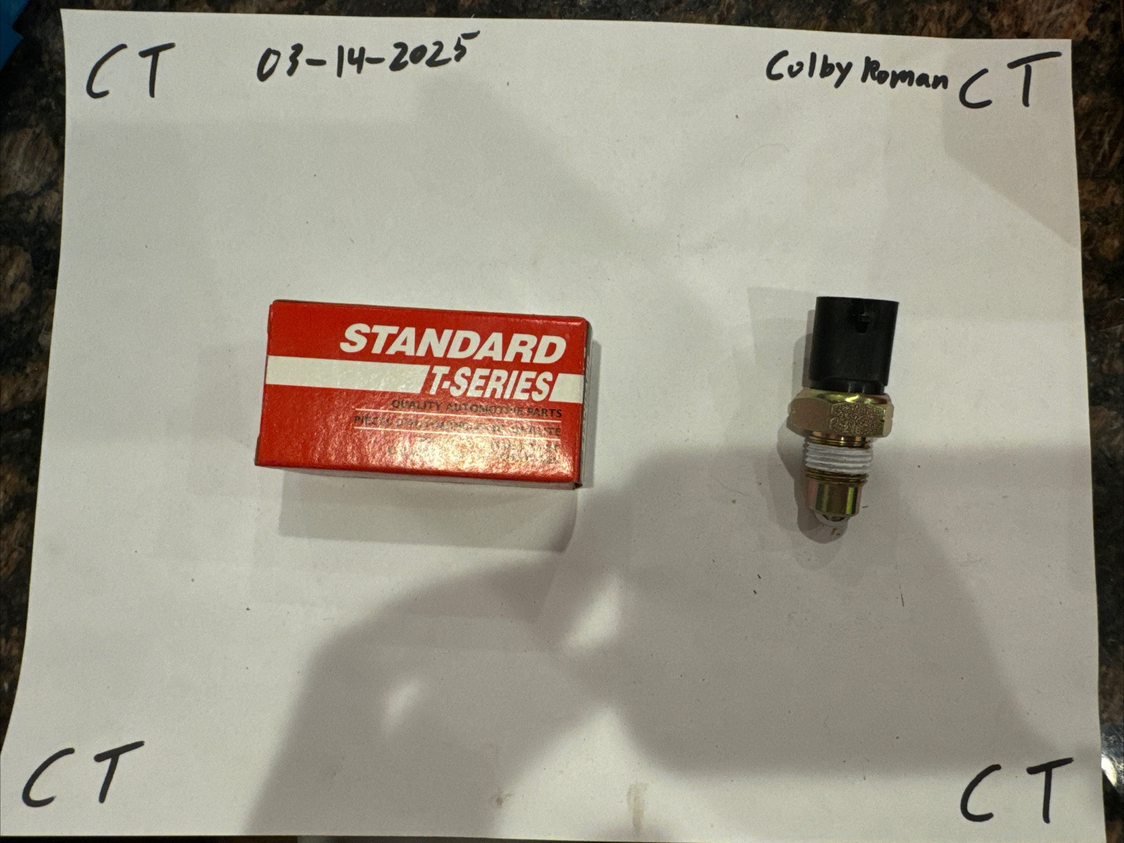 Back Up Light Switch-Std Trans, 5 Speed Trans Standard LS205T