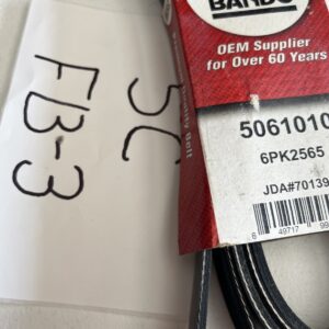 Bando 5061010 Serpentine Belt, Black (6PK2565)