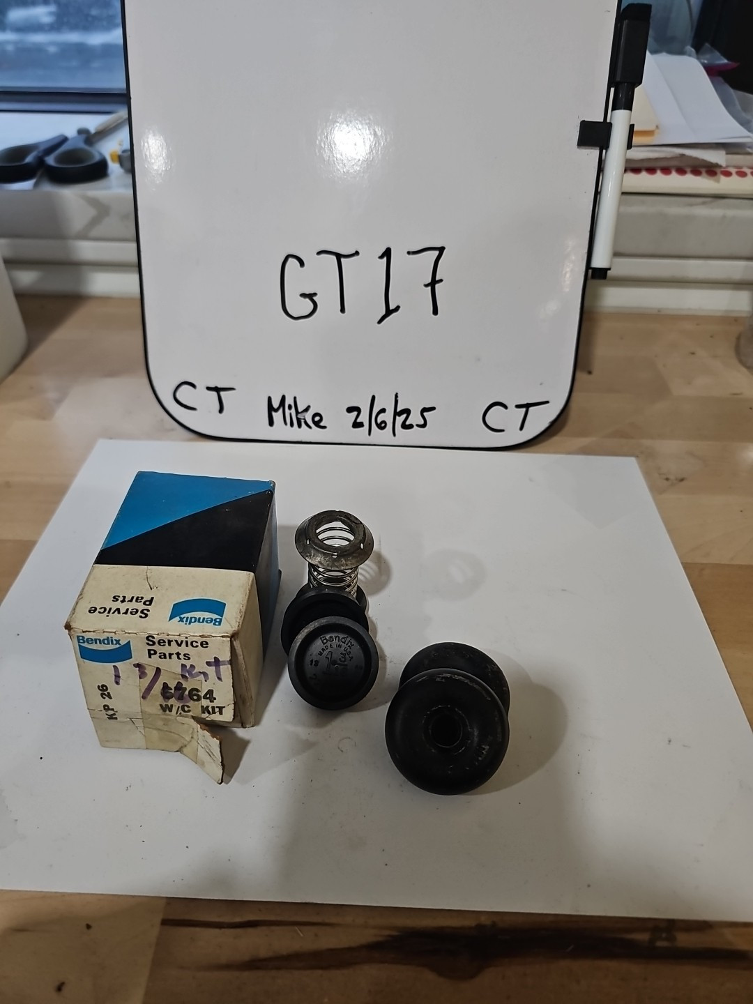 Bendix 6764 Wheel Cylinder Kit 66764 1 - 3/16 Kit