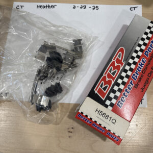 Better Brake Parts H5681Q Brake Hardware Kit