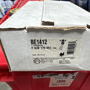 Bosch BE1412 Front Disc Brake Pads Left & Right Complete Set