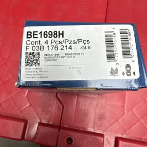 Bosch Disc Brake Pad Set Ceramic with Hardware BE1698H