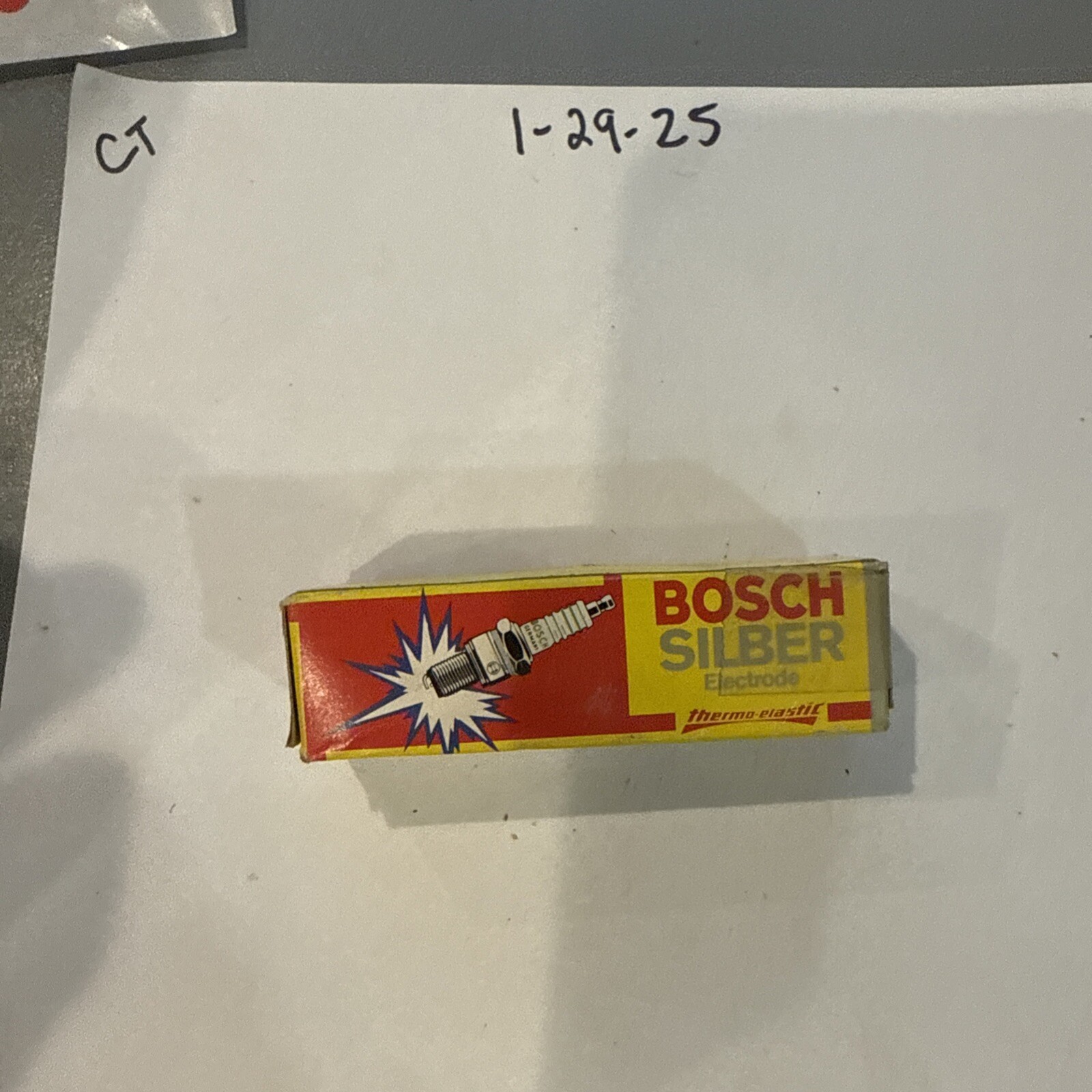 Bosch WR7DS Zündkerze Silber 0242235526 Spark Plug candela di accensione - Image 4