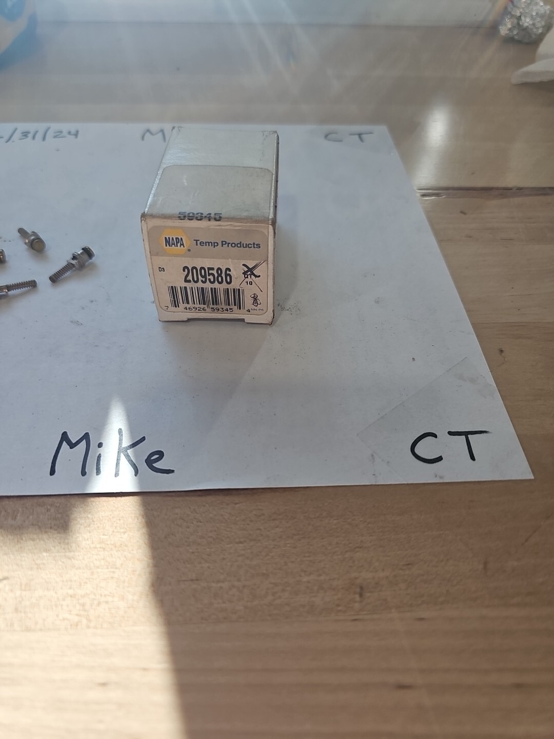 Box Of 5pcs NAPA 209586 A/C Schrader Valve Core Charging Core - Image 4