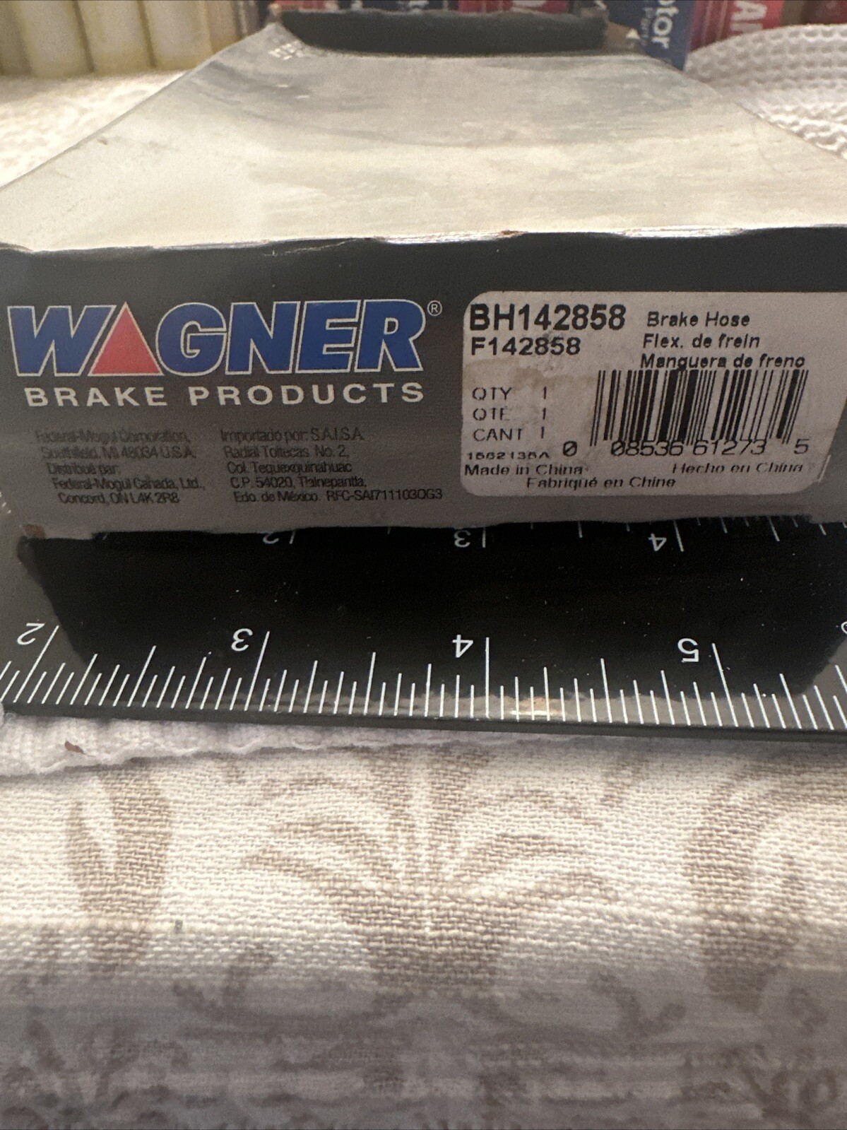 Brake Hydraulic Hose Wagner BH142858 - Image 3