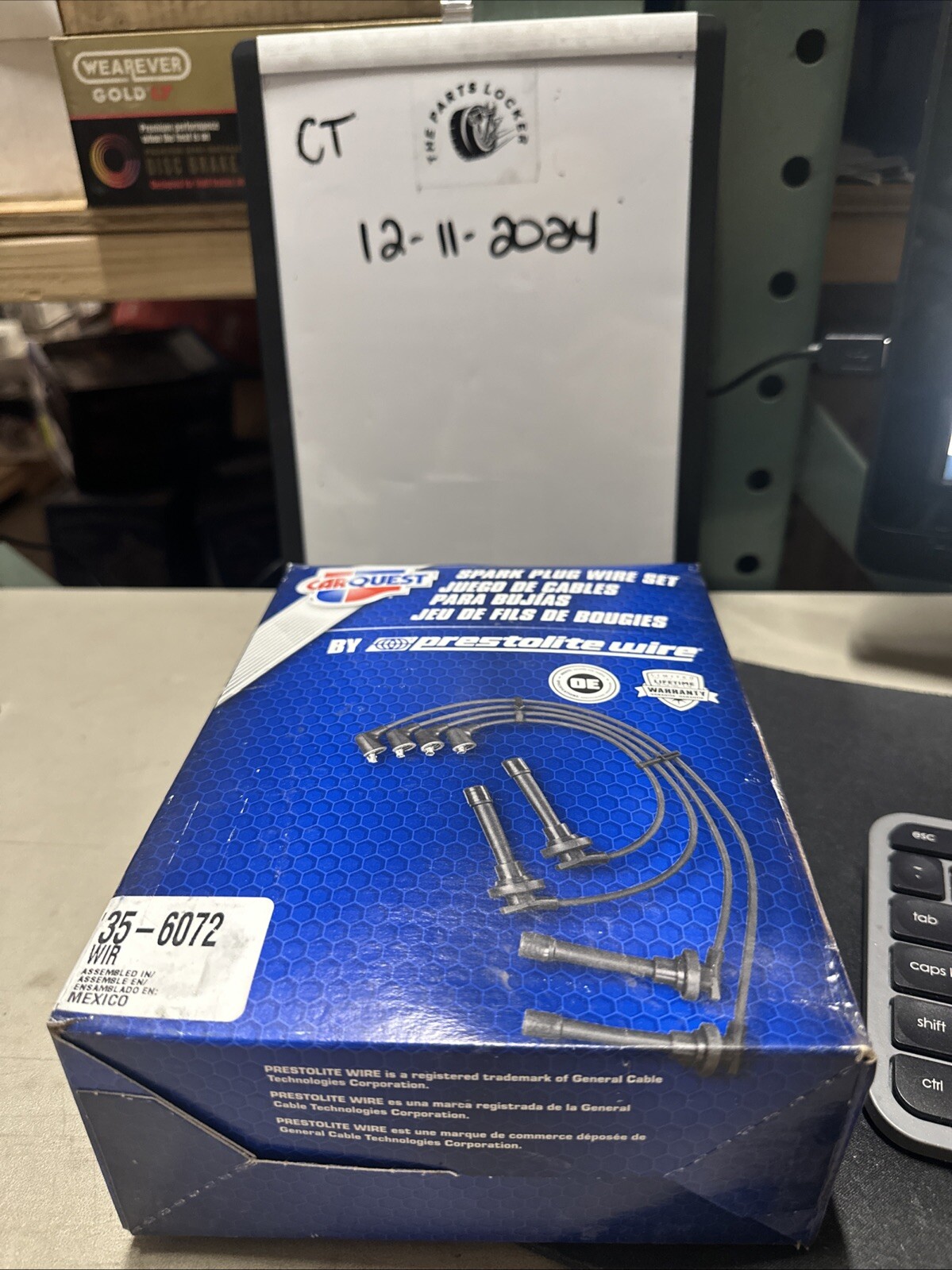 CARQUEST 35-6072 Spark Plug Wire Set-Direct Fit Walker Products