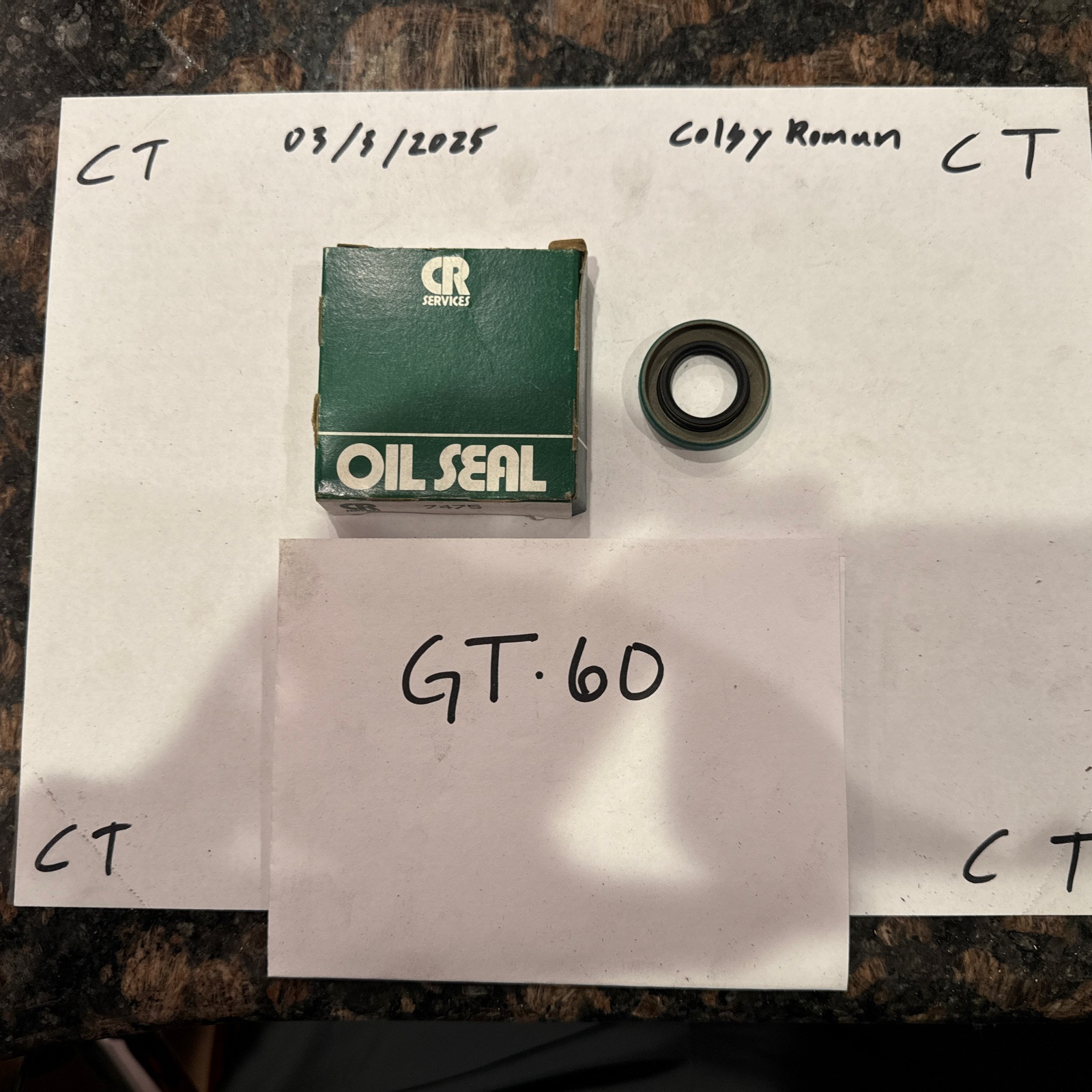 CR Services oil seal 7475
