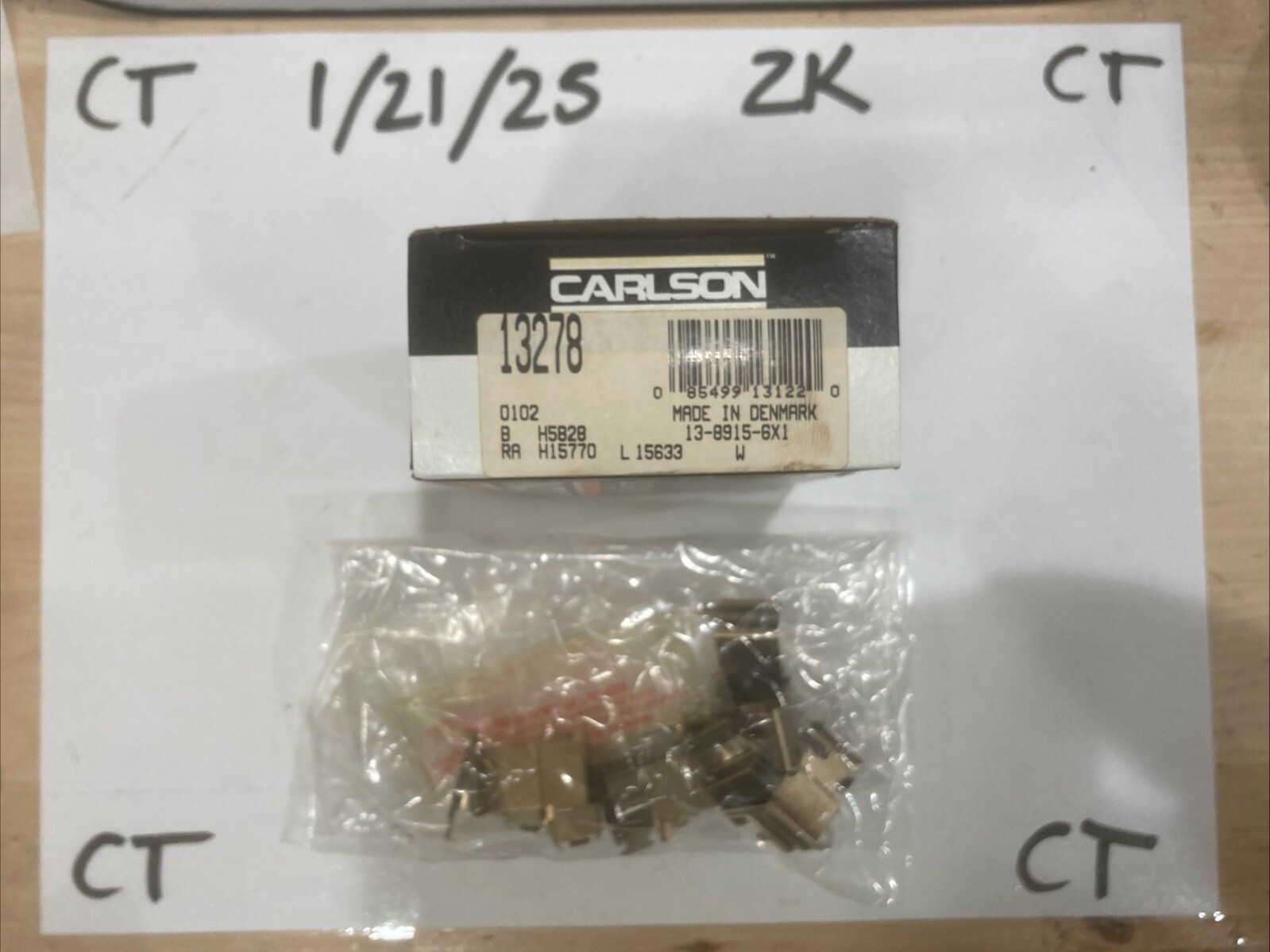 Carlson 13278 Disc Brake Hardware Kit For 91-06 Colt Lancer Mirage Summit - Image 3