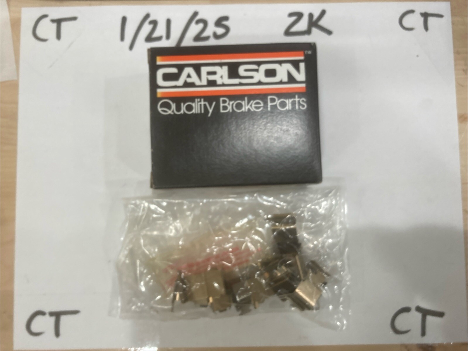 Carlson 13278 Disc Brake Hardware Kit For 91-06 Colt Lancer Mirage Summit