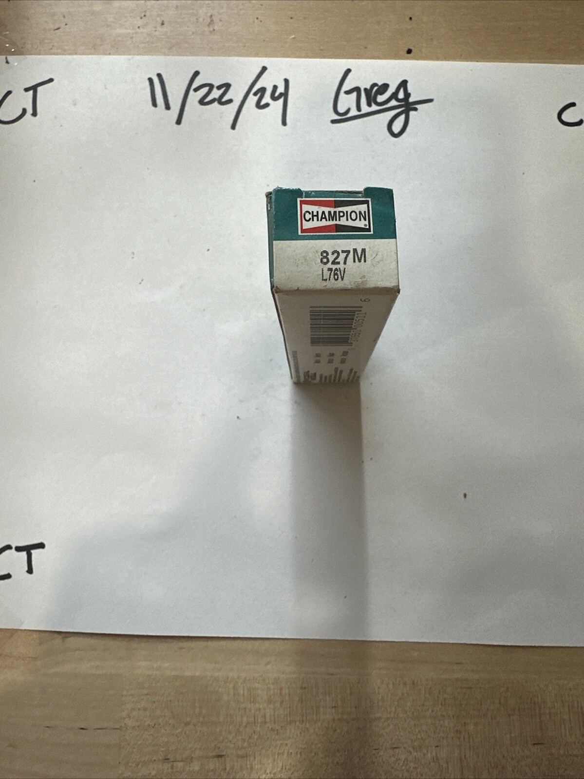 Champion 827M Marine Spark Plug L76V