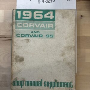 Chevy Corvair 95 1964 OEM Supplement Tune-up Shop Service Repair Manual Book 64