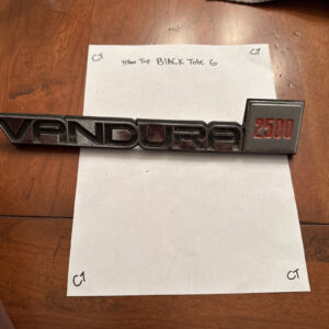 Chevy Vandura 2500 Fender Emblem Metal Badge Nameplate 14052245-25 - OEM - #2