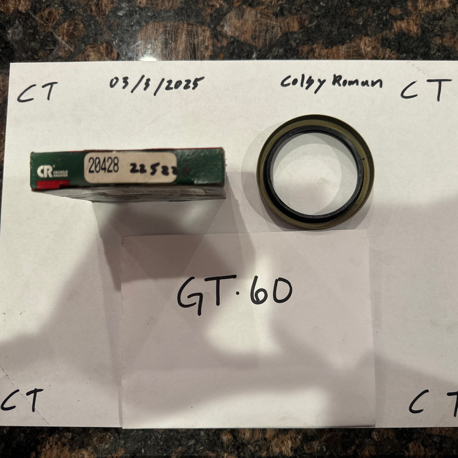 Chicago Rawhide Oil Seal 20428 - Image 4