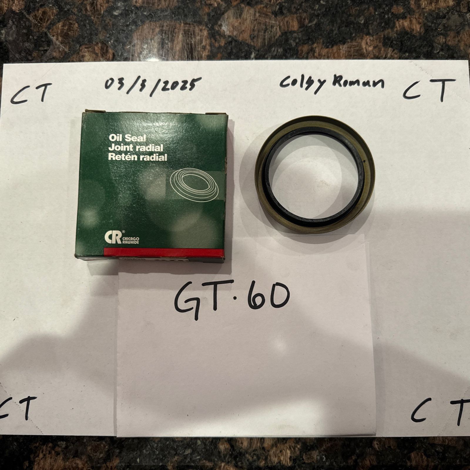 Chicago Rawhide Oil Seal 20428