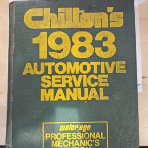 Chilton's 1983 Automotive Service Manual Professional Mechanic's Edition