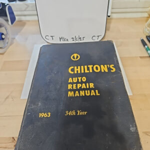 Chilton's Auto Repair Manual 1963 34th Year