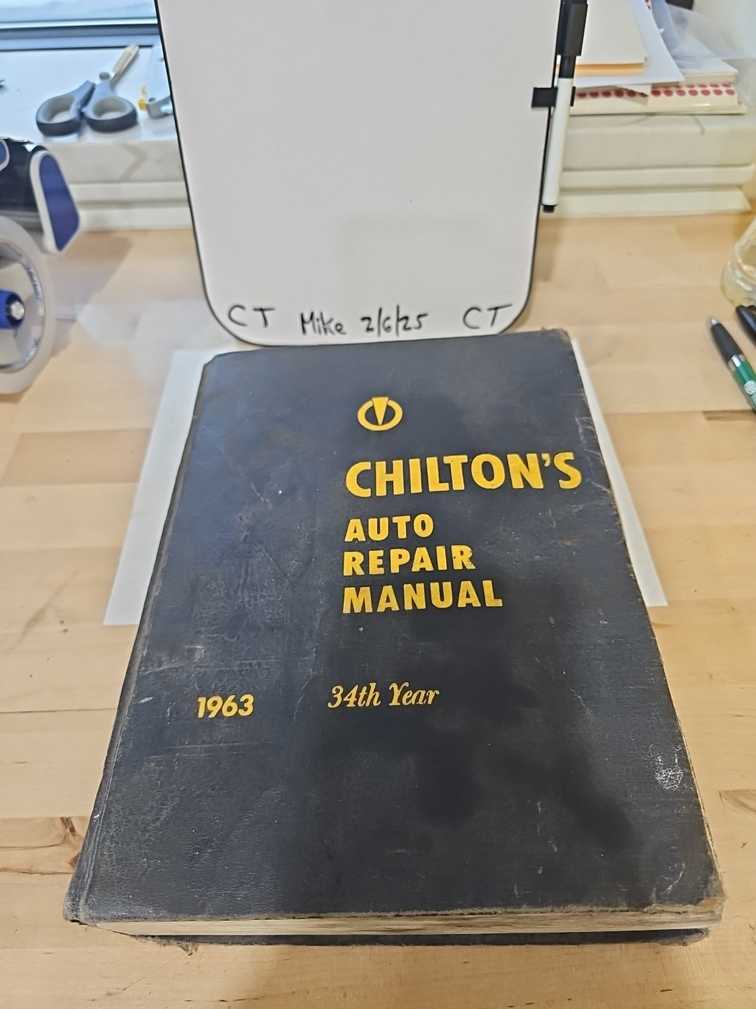 Chilton's Auto Repair Manual 1963 34th Year