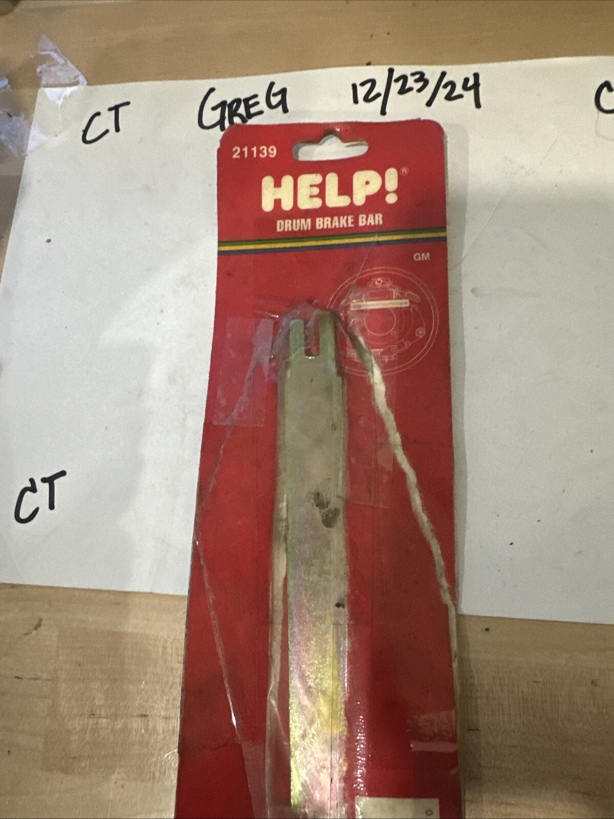 Chrysler # 21139 Help! Drum Brake Bar -C30