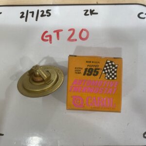 Coral Brand Poppet 195 Extra High Temp Thermostat 19295