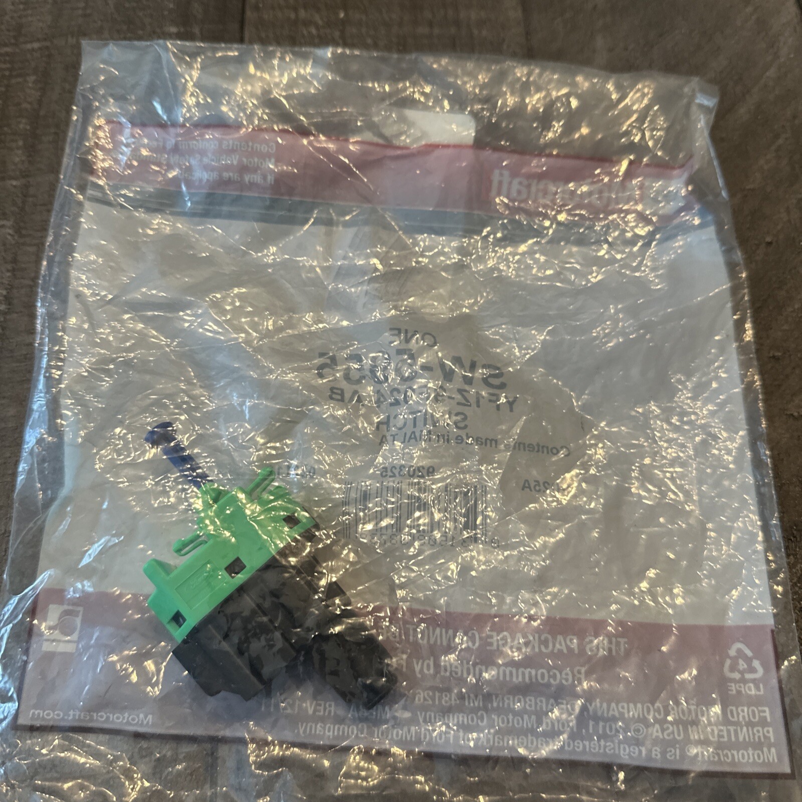 Cruise Control Cut-Out Switch-Cutout Switch Motorcraft SW-5955 - Image 3